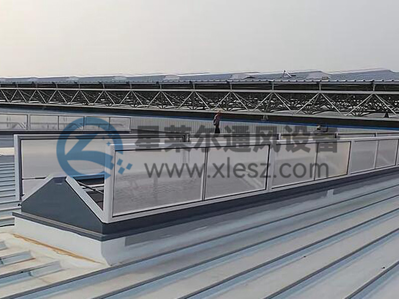 三角型电动采光排烟天窗