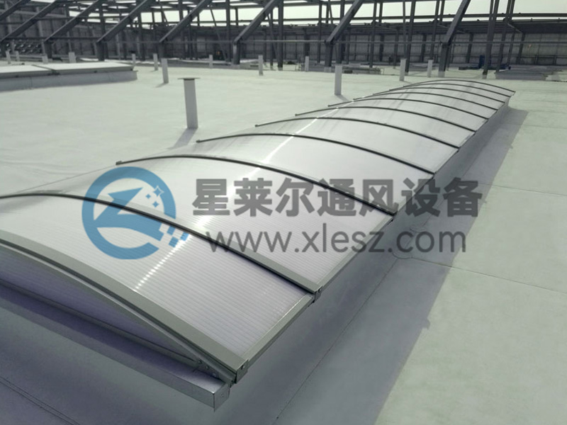 圆拱型电动采光排烟天窗